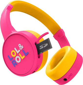 Słuchawki Energy Sistem Lol&Roll Pop Kids Bluetooth Pink (454877)