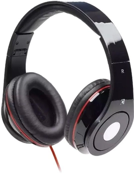 Słuchawki Gembird Detroit Czarno-Czerwone (MHS-DTW-BK)