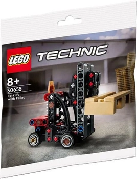 Конструктор LEGO Technic Навантажувач з піддоном 78 деталей (30655)