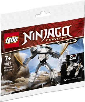 Zestaw klocków Lego Ninjago Titanium Mini Mech 77 części (30591)