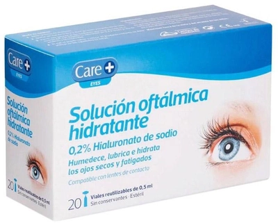 Розчин для очей Care+ Solucion Oftalmologica Hidratante 20 шт x 0.5 мл (8470001772091)