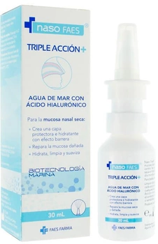 Розчин морської води Faes Pharma Naso Faes Triple Acciоіn 30 мл (8470001818515)