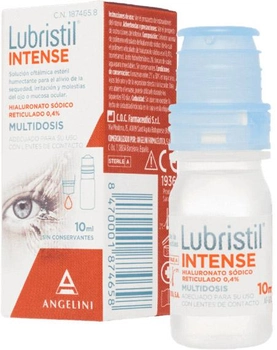 Краплі для очей Angelini Lubristil Intense Multidose 10 мл (8470001874658)