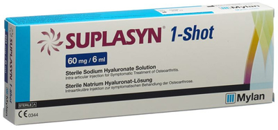 Средство для лечения остеоартроза Suplasyn 1-Shot Syringe 6 мл (626763000691)