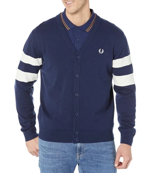 Кардиган Fred Perry Sleeve Cardigan French Navy, XS (42) (11809622)