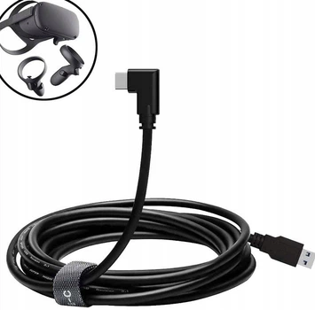 Кабель Oculus Link USB&nbsp;3.2 на type С, 5 метров для шлемов Meta Quest: Oculus Quest 1/ Oculus Quest 2 / Oculus Quest 3 / Pico 4 и др, черний