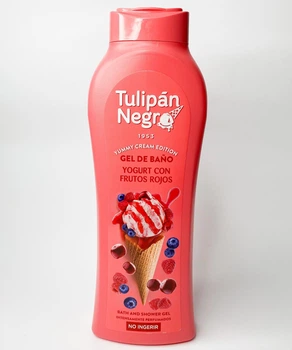 Гель для душа "Ягодный йогурт" Tulipan Negro 650мл