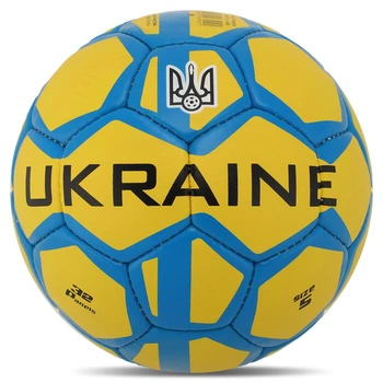 Мяч футбольный Україна Profi Grippy №5 Ukraine 9536 Yellow-Blue