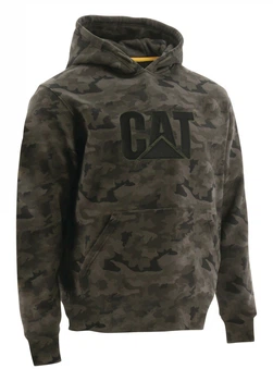 Толстовка мужская CAT Men's Trademark Hooded Sweatshirt Night Camo размер L