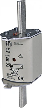 Предохранитель ножевой с плавкой вставкой NH2C 250A gG [4185219] KOMBI ETI
