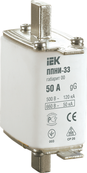 Предохранитель ножевой с плавкой вставкой NH0 6A gG [DPP10-006] ППНИ-33