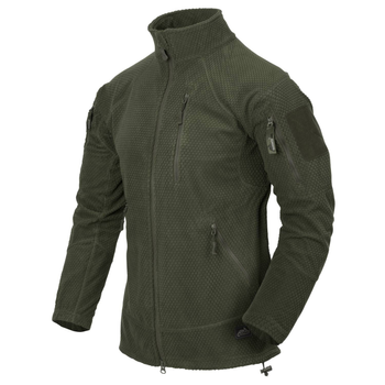 Кофта Alpha Tactical Jacket - Grid Fleece Helikon-Tex Olive XXL