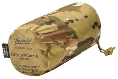 Дощовик Brandit Ripstop Poncho Multicam one size