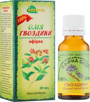 Эфирное масло "Гвоздики" - Адверсо 20ml (5ml, 10ml, 20ml) (932229-1186078-2)