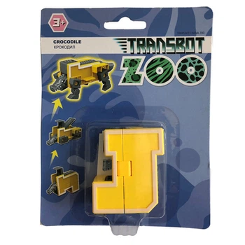Игрушка-трансформер Transbot Lingva zoo Крокодил (T15507/1/T15507/1-10) (10-574890)