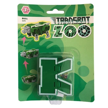 Игрушка-трансформер Transbot Lingva zoo Бык (T15507/1/T15507/1-11) (10-574891)