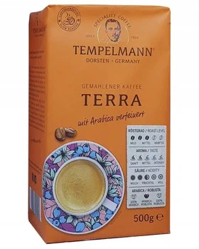Набір Кава мелена Tempelmann Terra 500 г х 12 шт