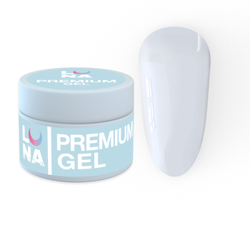 Гель для наращивания LUNA moon Premium Gel 2, 15 мл, молочный