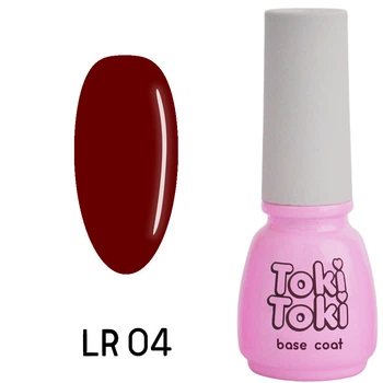 Гель-лак Toki Toki Lady in Red LR04, 5 мл, бордовый