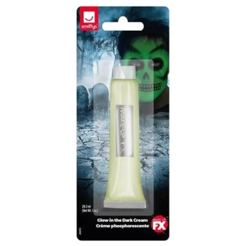 Сяюча у темряві база для обличчя Smiffys FX Cream Make Up – Glow In The Dark
