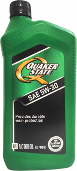 Напівсинтетична моторна олива Quaker State 5W-30 Motor Oil