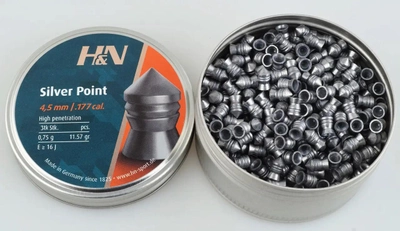 Свинцеві кулі H&N Silver Point (0.75 г, 500 шт)