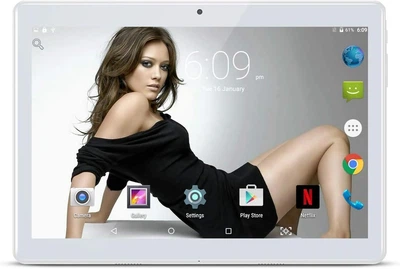 Планшет 10.1" Full HD TYD 108H 4/64Gb 3G 2-SIM 8 ядер 6000 mAh Серебристый Б/В
