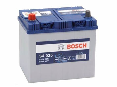 Акумулятор Bosch (J) S4 Silver 60Ah, EN 540 лівий "+" 232x173x225 (ДхШхВ) 0 092 S40 2501