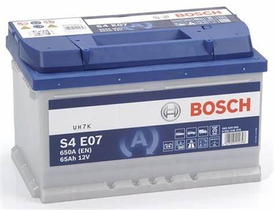 Акумулятор Bosch S4 EFB 65 Ah, EN 650 правий "+" 278x175x175 (ДхШхВ) с-ма START-STOP 0 092 S4E 0701