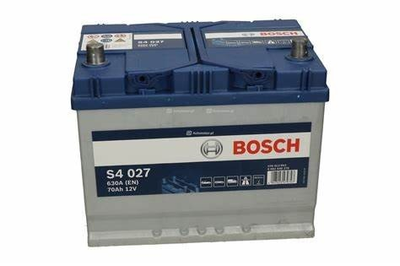 Акумулятор Bosch (J) S4 Silver 70Ah, EN 630 лівий "+" 261x173x220 (ДхШхВ) 0 092 S40 2701