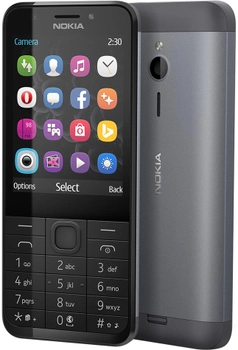 Telefon komórkowy Nokia 230 DualSim Black (A00027000)