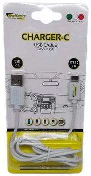 Kabel Bottari CHARGER-C USB to USB type C 100 cm (8052194301052)