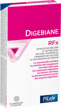 Suplement diety Pileje Digebiane RFx 20 tabletek (3701145650255)