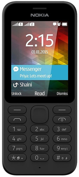 Мобільний телефон Nokia 215 4G TA-1272 DualSim Black (16QENB01A19)