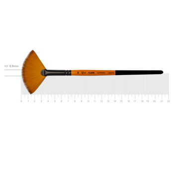 Кисть синтетика веерная Rosa FLAME 1368FN №10