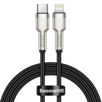 Кабель для зарядки Baseus Cafule Type-C – Lightning 20W 100 см Черный