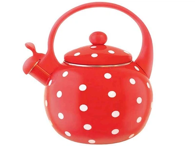 Чайник INTEROS 2,2л зі свистком FT7 RED HANDLE PEA