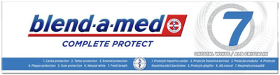 Зубна паста Blend-a-med Complete Protect 7 Crystal White 100 мл (4015600620394)