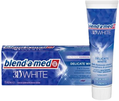 Pasta do zębów Blend-a-med 3D White Delicate White 75 ml (8006540793183)