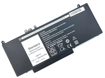 Батарея для DELL 6MT4T Latitude 14 E5470, E5570, E5450, Precision M3510 (TXF9M 79VRK 07V69Y 7V69Y) (7.4V 7200mAh 53Wh) (67870)