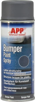 Фарба аерозольна (APP) Bumper Paint Сірий мат для пластику структурна 400мл 020812