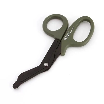 Ножницы тактические медицинские EDC Gear для разрезания одежды (олива)
