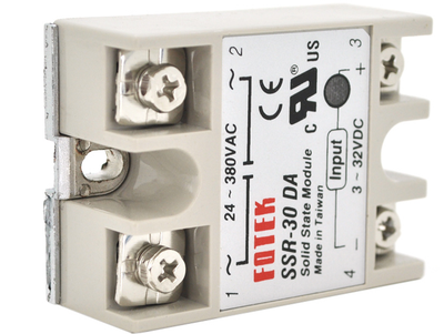 Твердотельное реле FQFER SSR-30DA 30А 24-380VAC (YT17540)