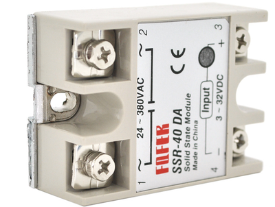Твердотельное реле FQFER SSR-40DA 40А 24-380VAC (YT17541)