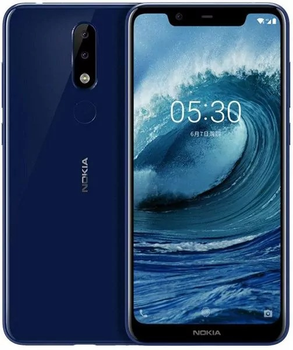 Smartfon Nokia 5.1 Plus TA-1105 DualSim 3/32GB Niebieski (11PDAL01A02)