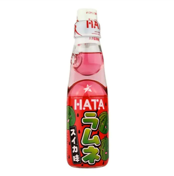 Японская газировка с шариком HATA Ramune Watermelon 200 мл