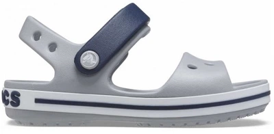 Сандалі Crocs Crocband Sandal 5-21-13 см Light Grey/Navy 12856