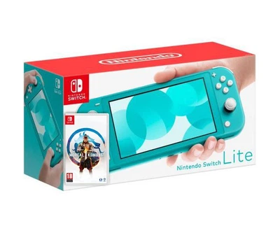 Nintendo Switch Lite Turquoise + Игра Mortal Kombat 1 (русские субтитры)
