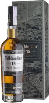 Виски односолодовый Tullibardine 15yo 0.7 л 43% в подарочной коробке (5060074863579)