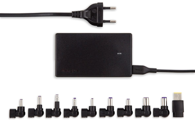 Zasilacz uniwersalny Targus Compact Laptop & USB Tablet Charger EU Black (APA042EU)
